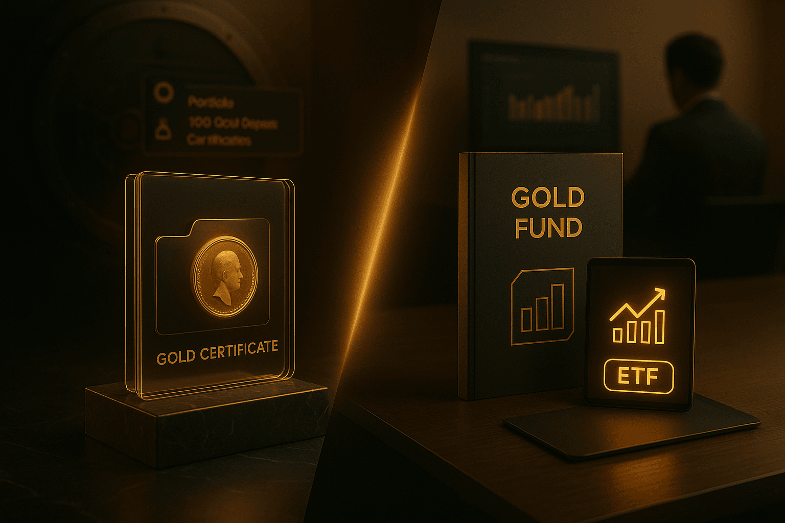 مقایسه گواهی سپرده سکه طلا با صندوق طلا (ETF)