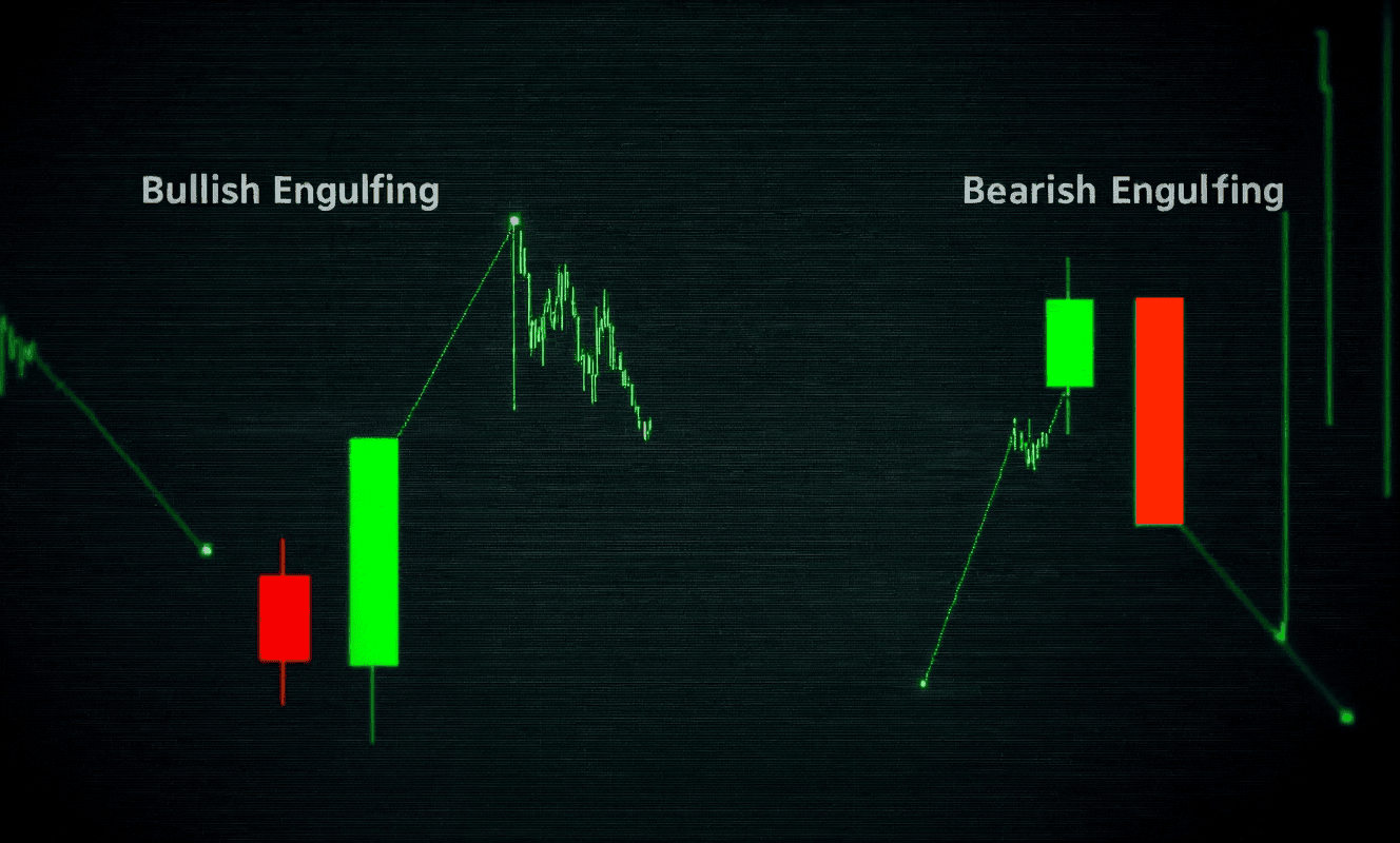 الگوی پوشا (پوششدهنده یا Engulfing) الگوی پوشا (پوششدهنده یا Engulfing)