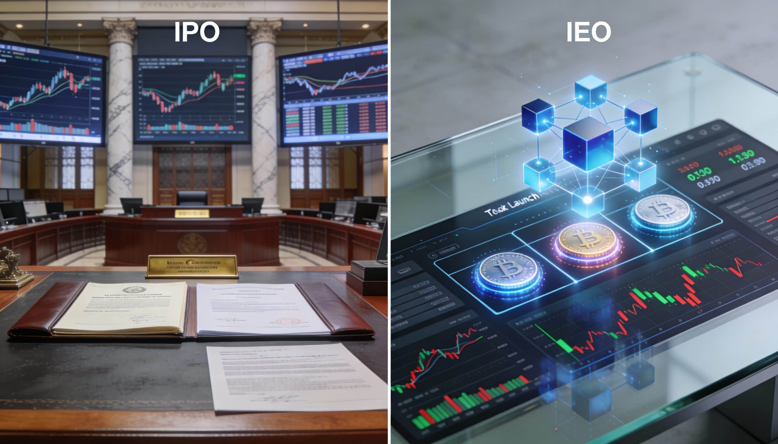 IEO در برابر عرضه اولیه سهام (IPO) IEO در برابر عرضه اولیه سهام (IPO)